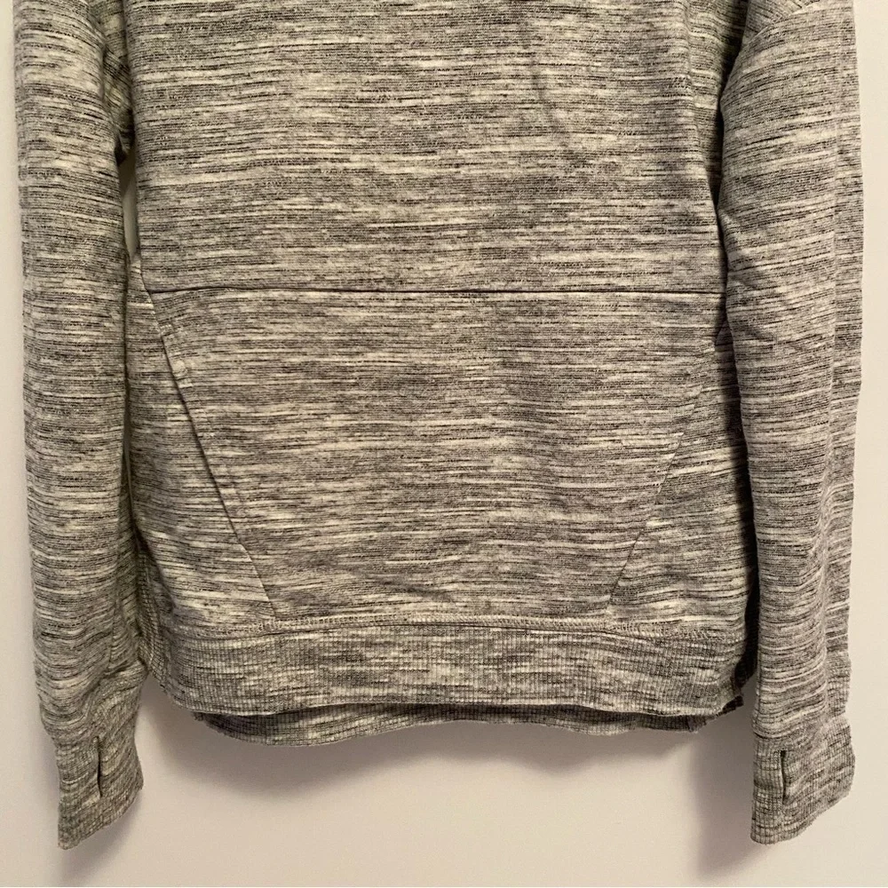 Athletic Works Girls Gray Marbled Hoodie & Pink Half-Zip Pink Fleece XS (4-5)